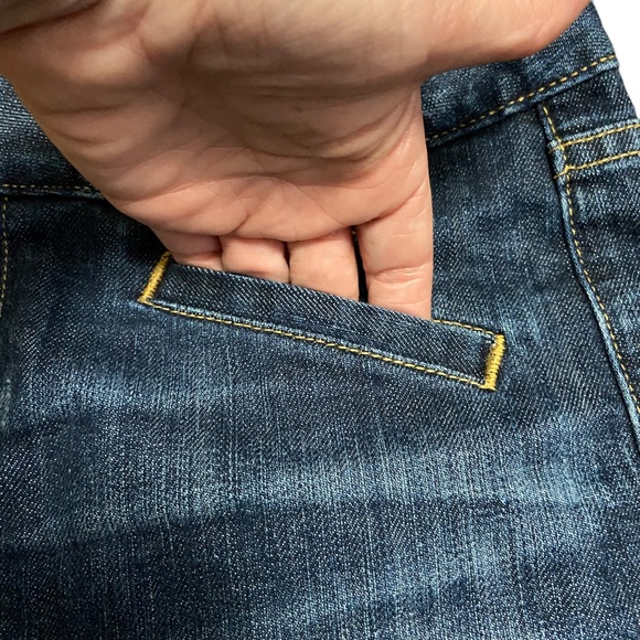 Gap Jeans Limited Edition Women’s Jean Skirt Dark Wash Blue - Picture 6 of 16